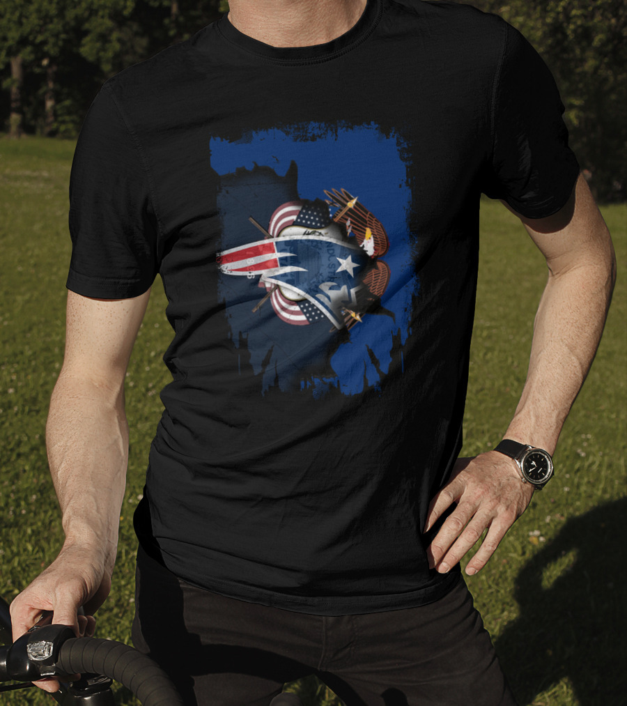 Patriotic Together Utah With American Flags And Eagle T-Shirt