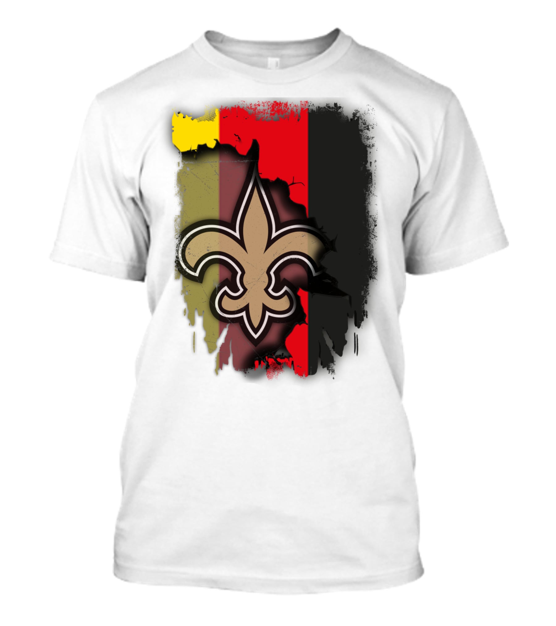 Germany Colors With Saints Fleur-de-Lis Emblem T-Shirt