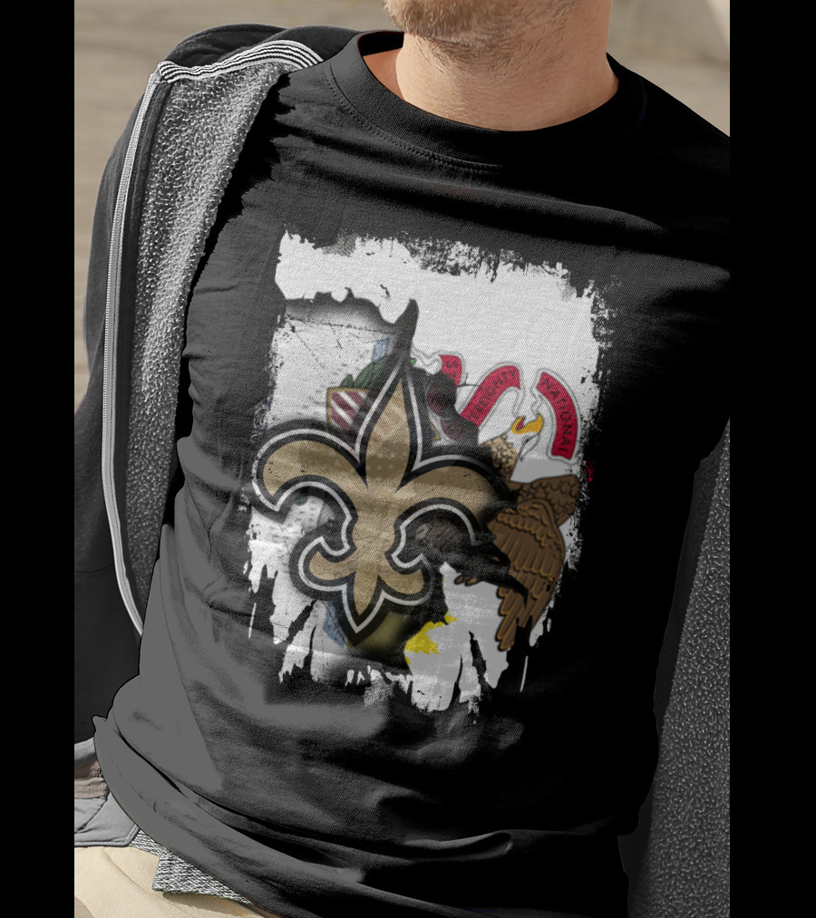 Illinois Together Fleur-de-Lis Saints T-Shirt
