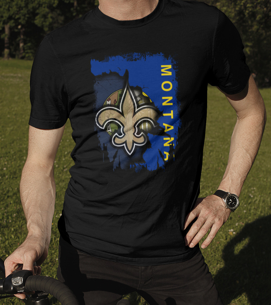 Montana Fleur-de-Lis Football Unity T-Shirt