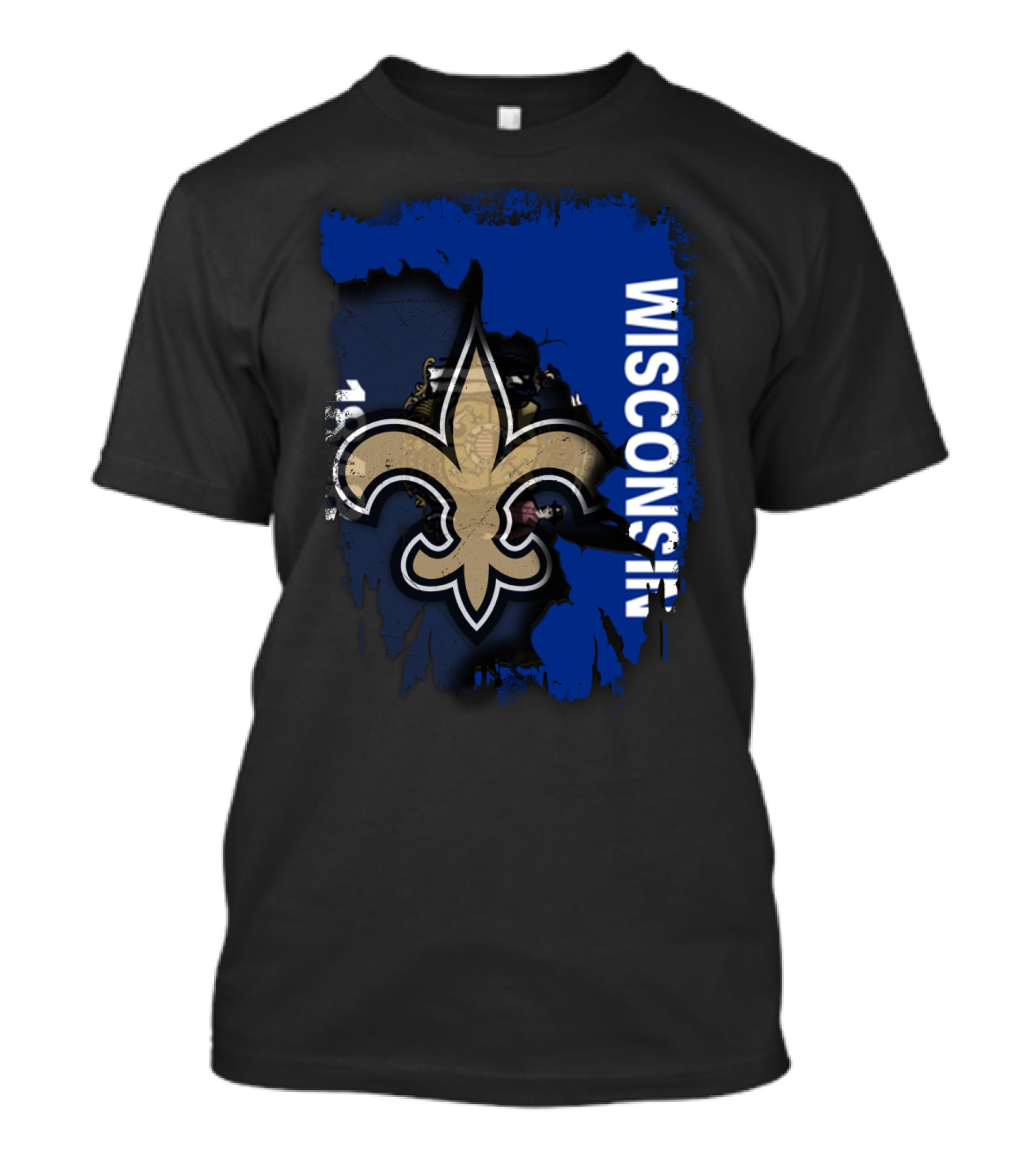 Wisconsin Saints Fleur-de-Lis Collaboration T-Shirt