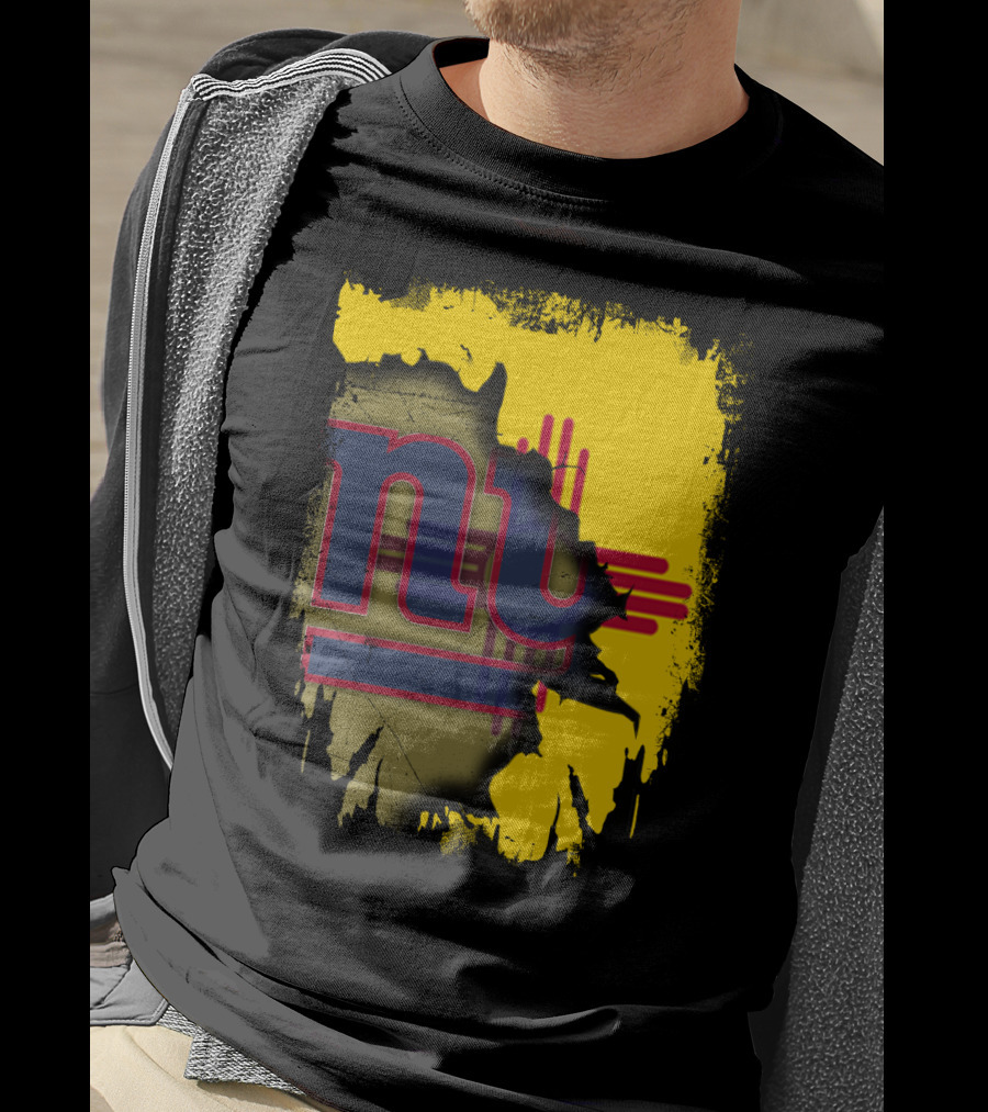 New Mexico Together With Giants Zia Symbol And Vintage NY Giants T-Shirt