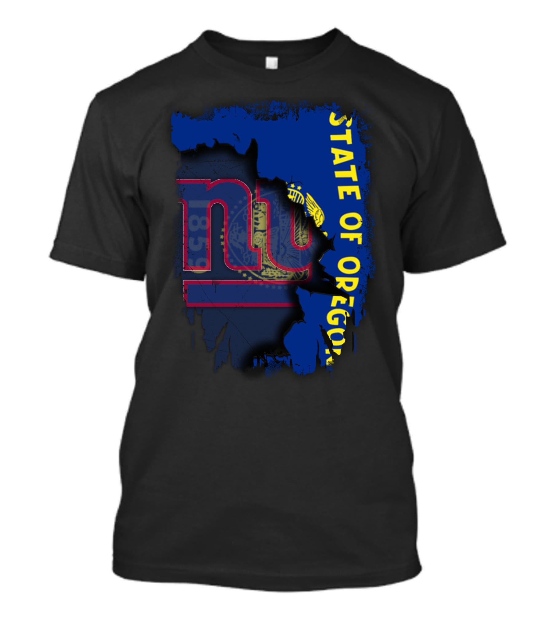 State Of Oregon Together With Giants T-Shirt