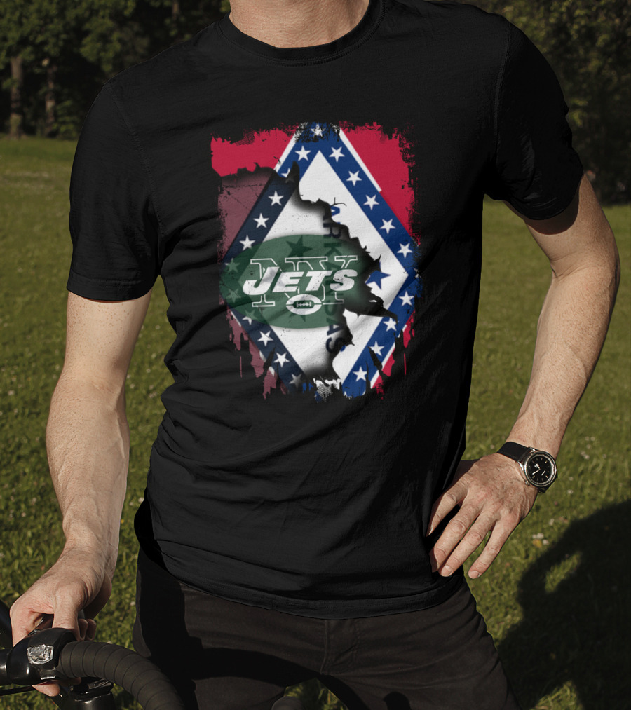 Together Arkansas With Jets And Flag T-Shirt