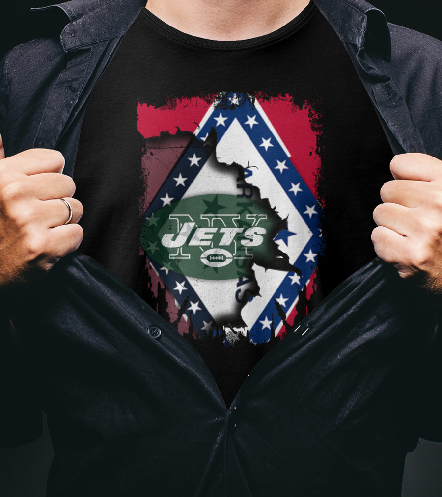 Together Arkansas With Jets And Flag T-Shirt