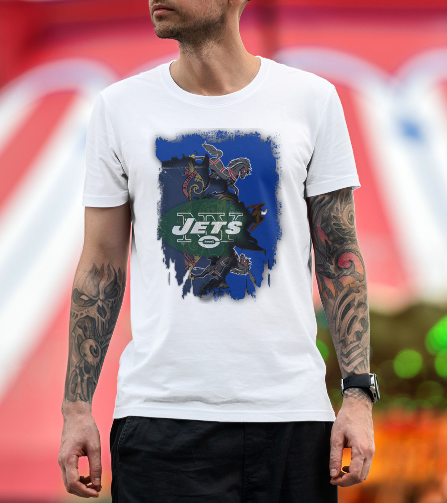 Jets Together Pennsylvania Crest Lions T-Shirt