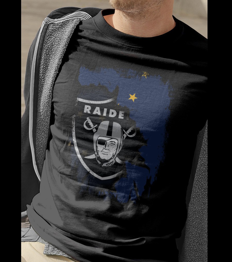 Together Alaska Raiders United With State Flag T-Shirt