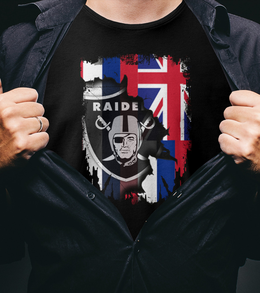 Together Raiders Hawaii Union Flag Fusion T-Shirt