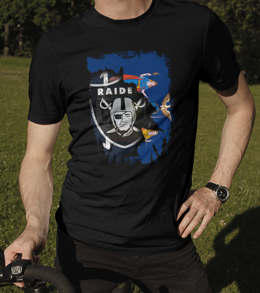 Together New York Raiders Motif With State Flag Symbolism T-Shirt