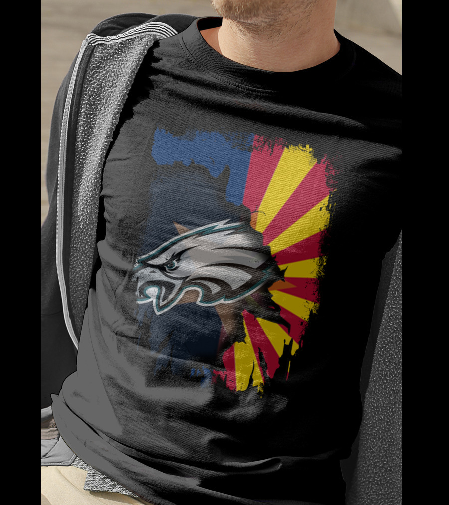 Arizona Eagles Unity Flag Emblem T-Shirt