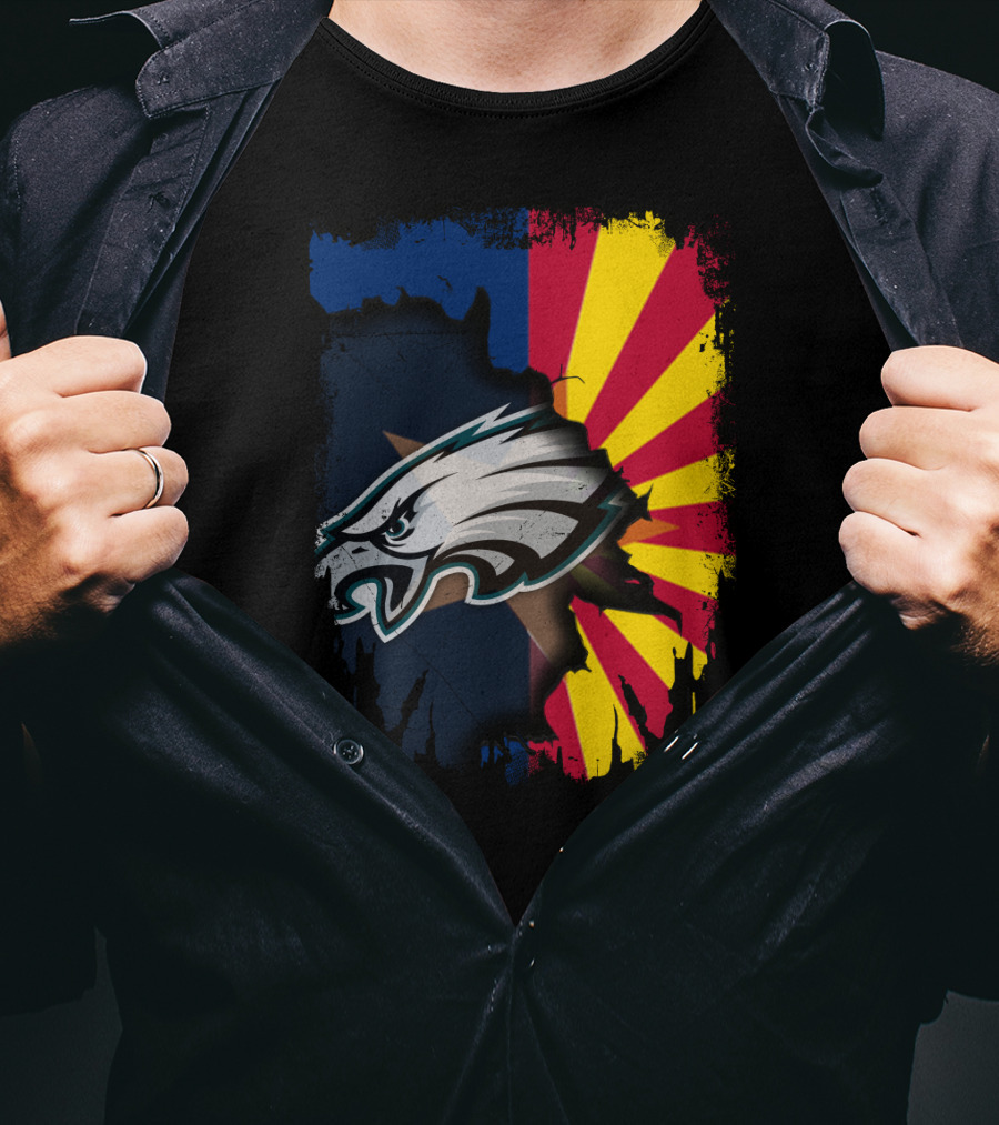 Arizona Eagles Unity Flag Emblem T-Shirt