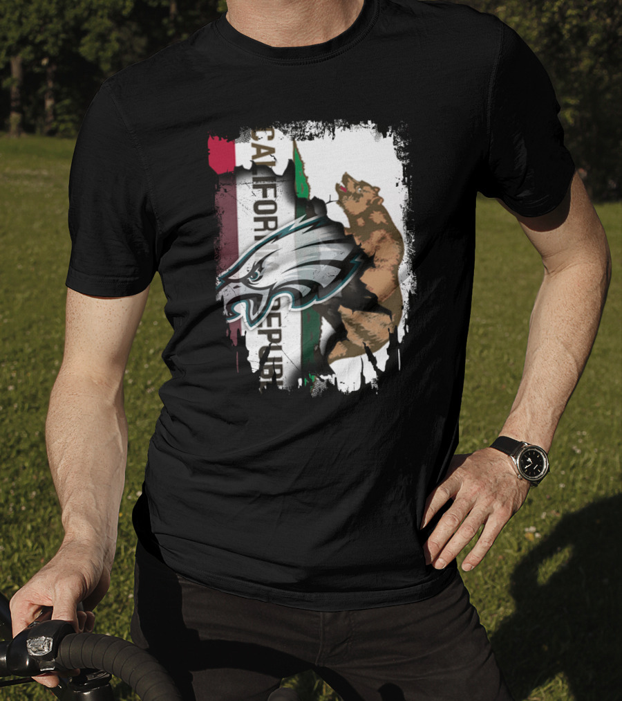 California Republic With Eagles T-Shirt