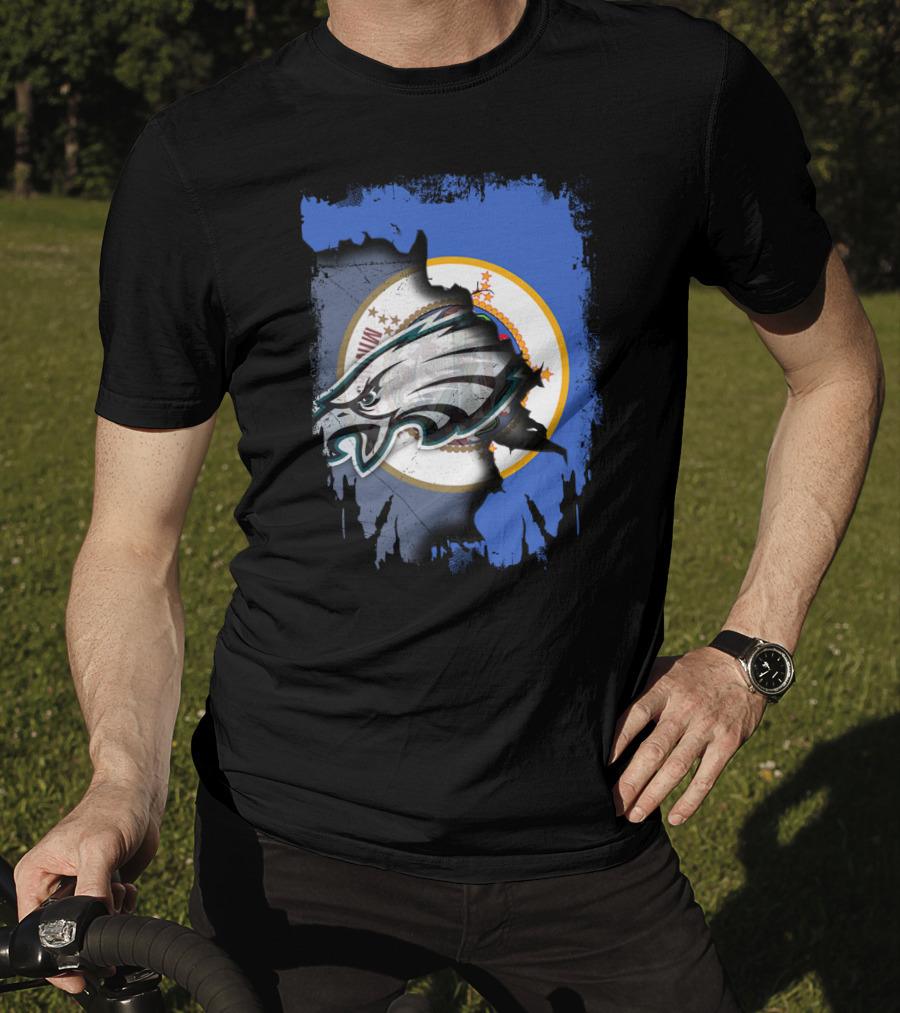Minnesota State Flag Timeless Eagles Collaboration T-Shirt