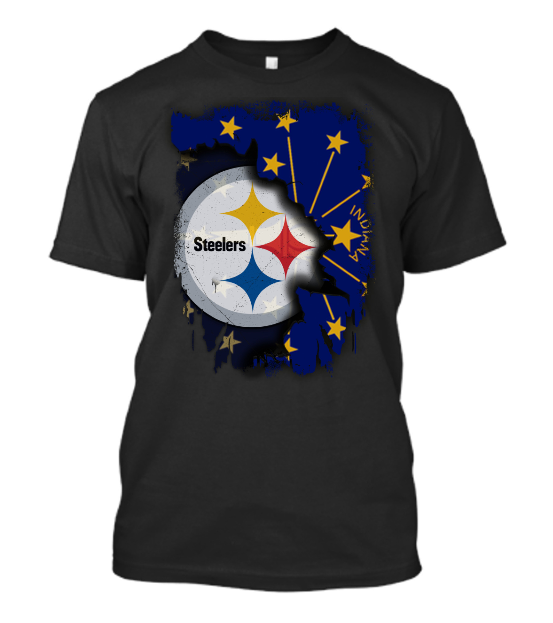 Steelers Indiana State Pride Fusion T-Shirt
