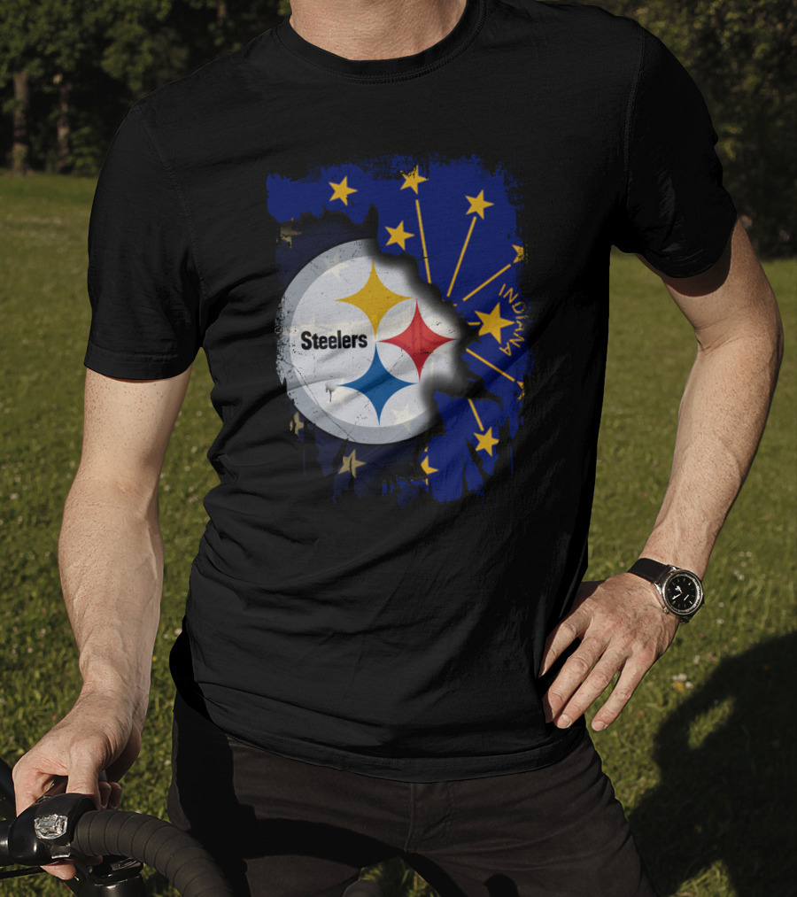 Steelers Indiana State Pride Fusion T-Shirt