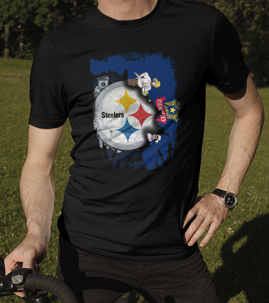 Steelers Maine Dirigo Logo Fusion T-Shirt