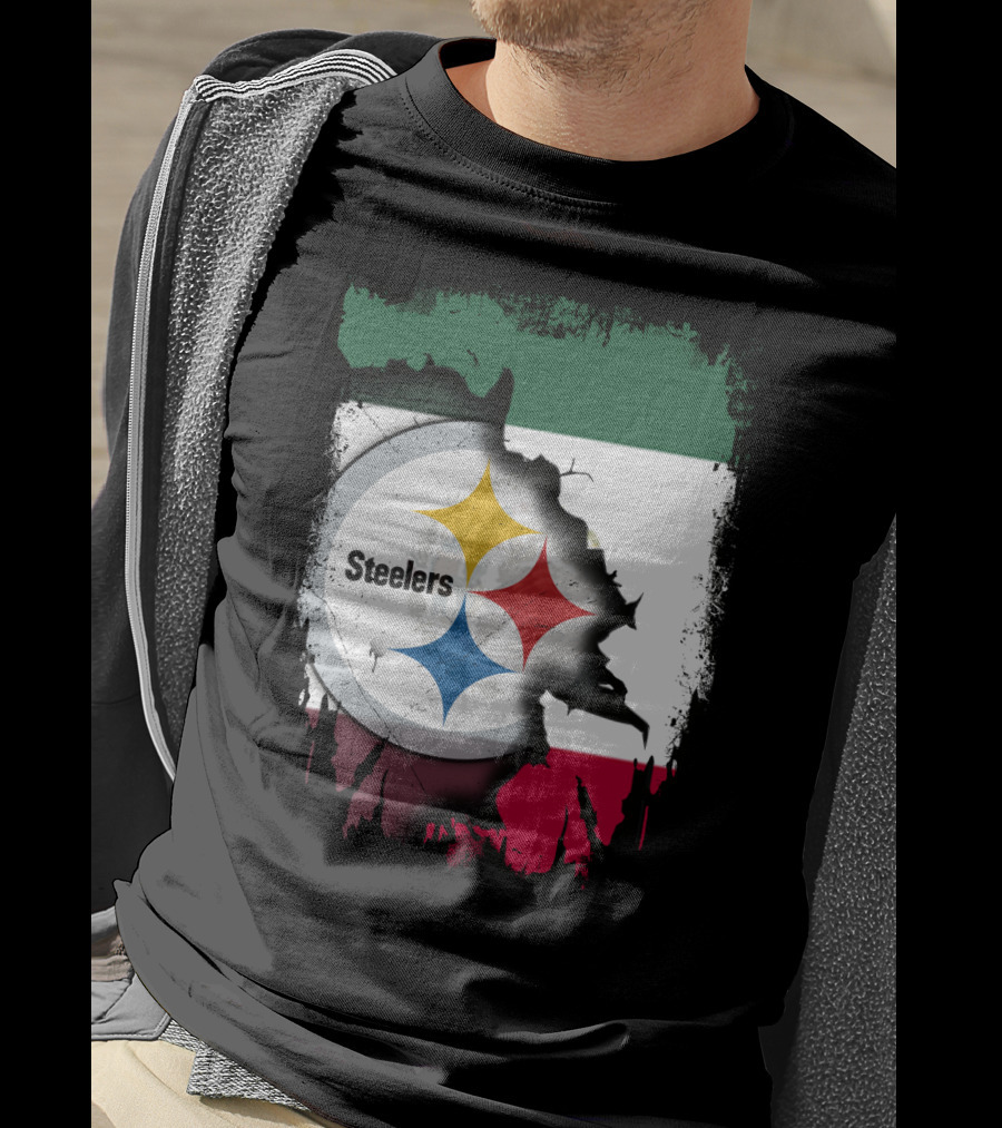 Steelers Mexico Flag Collaboration T-Shirt