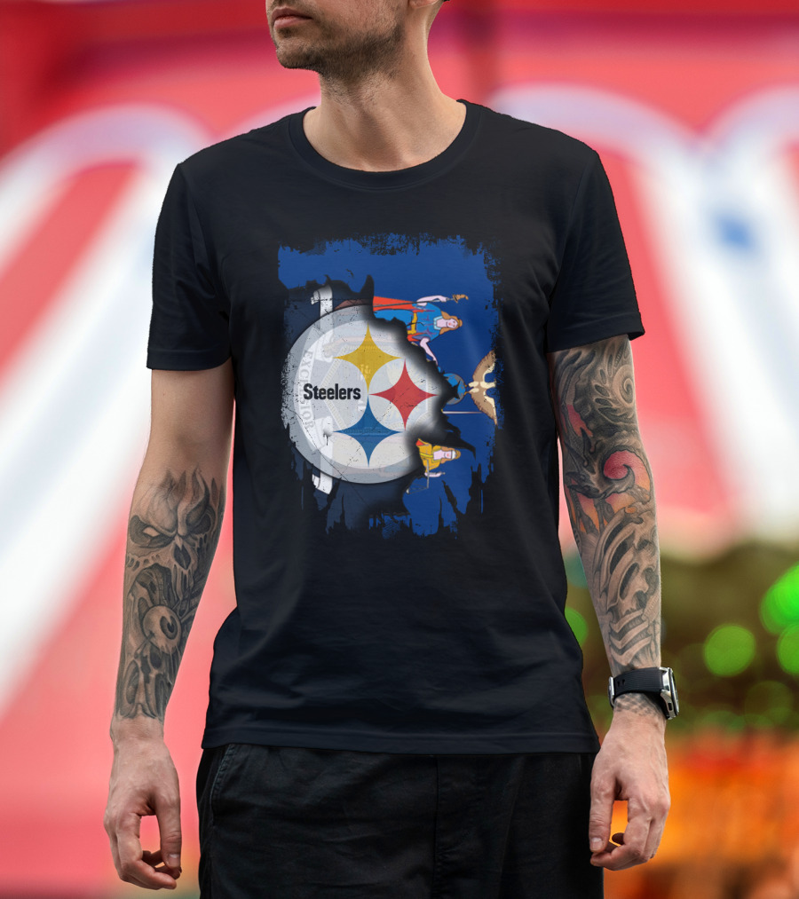 New York Steelers Emblem Fusion T-Shirt