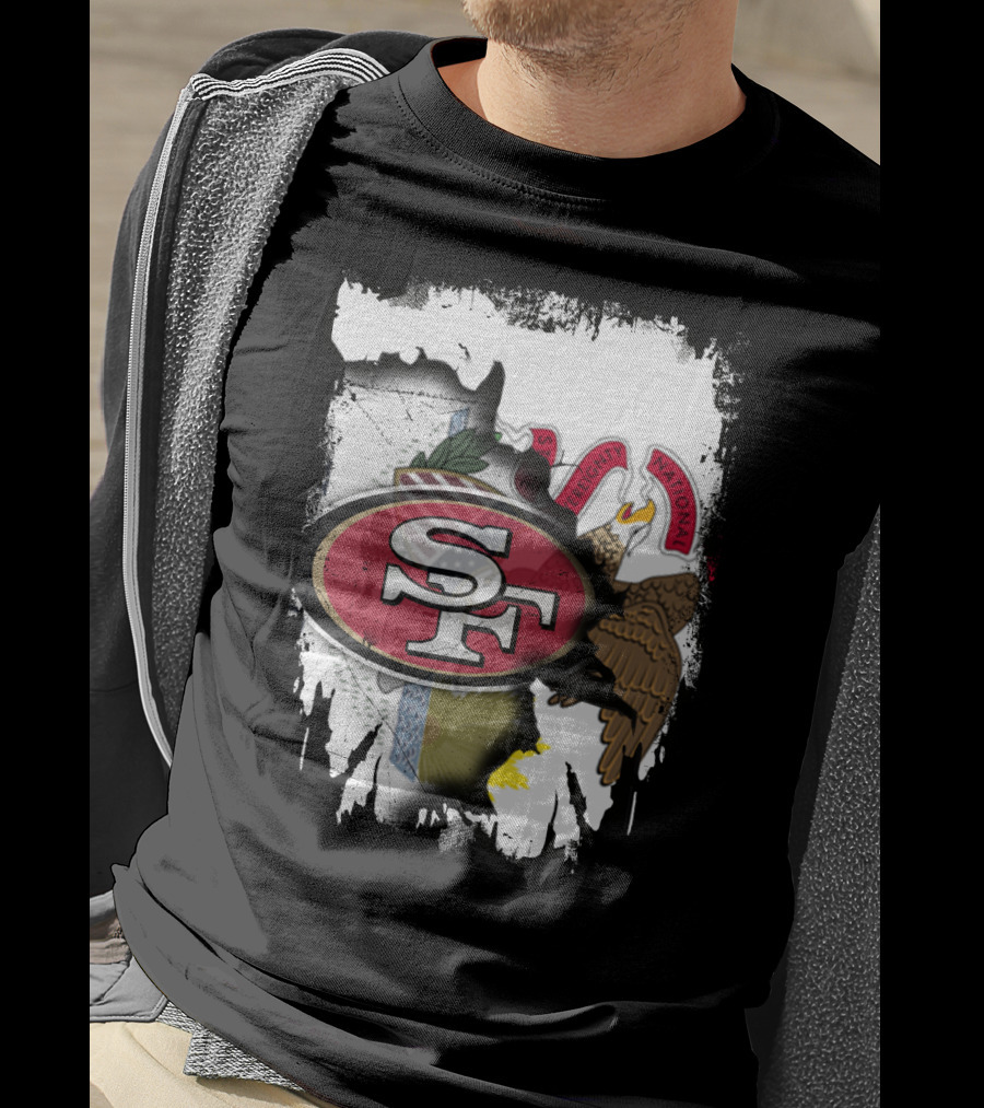 San Francisco 49ers Illinois State Pride Unity T-Shirt