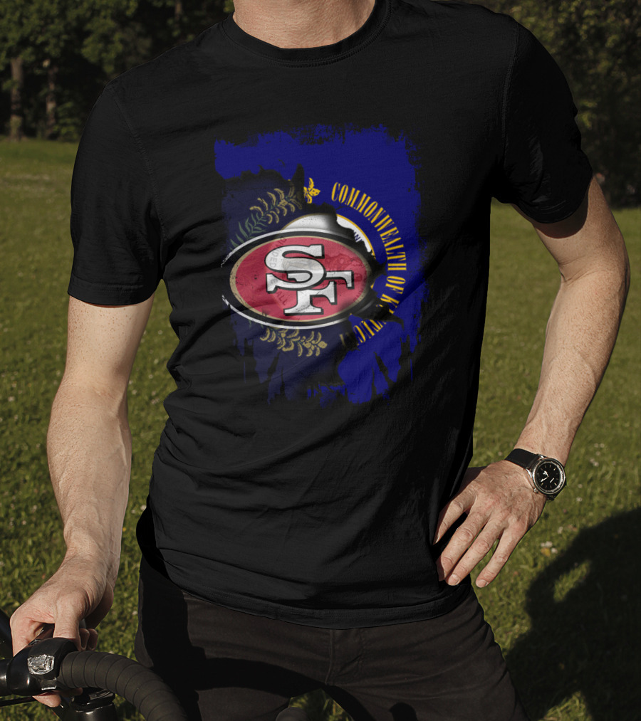 Commonwealth Of Kentucky With 49ers SF T-Shirt