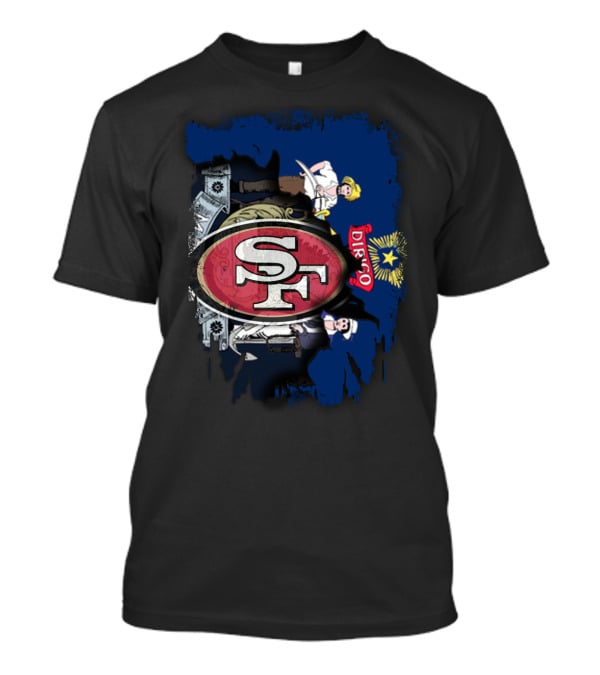 San Francisco 49ers Maine State Emblem Fusion T-Shirt