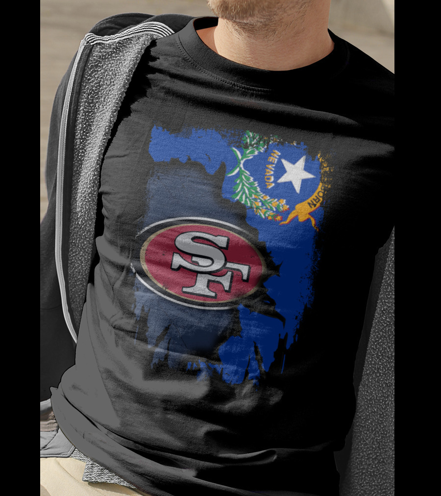 Nevada State With San Francisco 49ers T-Shirt