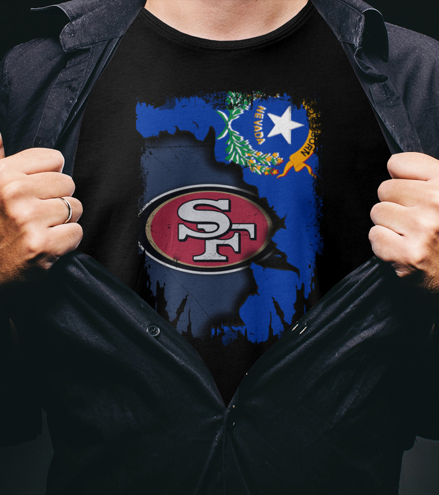 Nevada State With San Francisco 49ers T-Shirt
