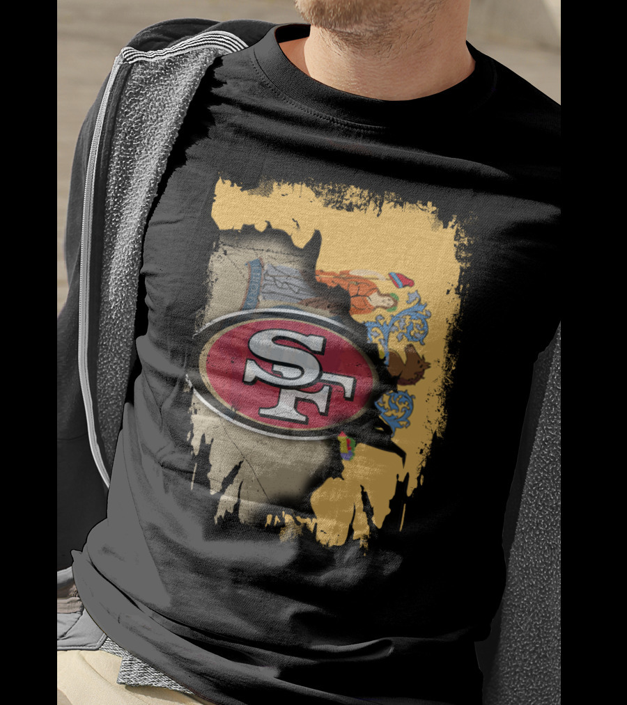 Together New Jersey San Francisco 49ers Fan Loyalty T-Shirt
