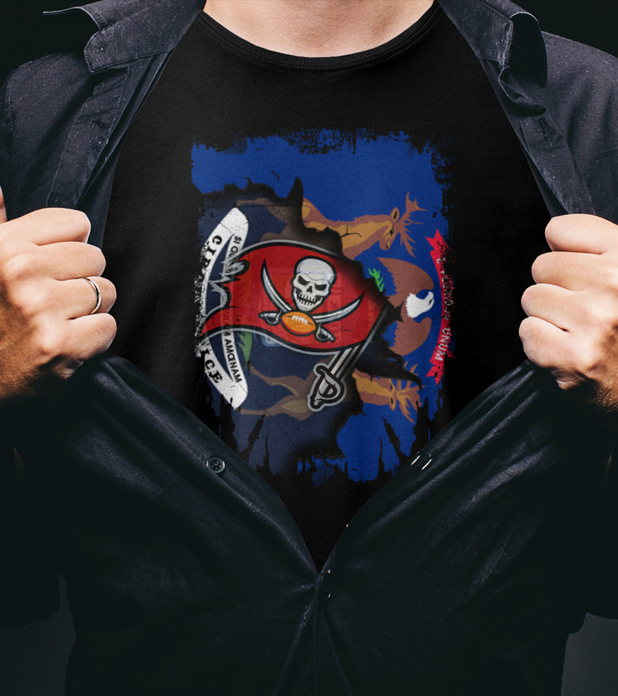Together Michigan Buccaneers Flag Collab T-Shirt
