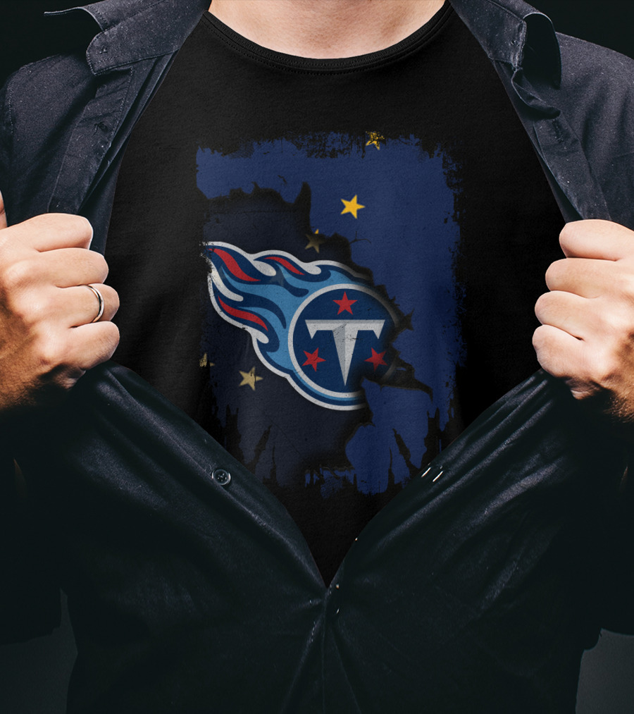 Alaska Titans Map And Stars T-Shirt