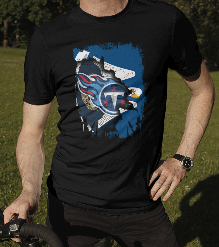 Together Louisiana Titans Eagle Hybrid T-Shirt