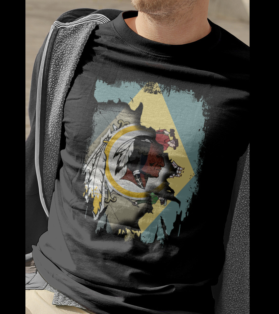 Together Delaware Flag With Redskins T-Shirt