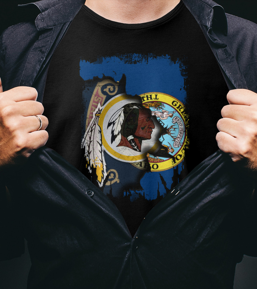 Together Idaho State With Washington Redskins T-Shirt