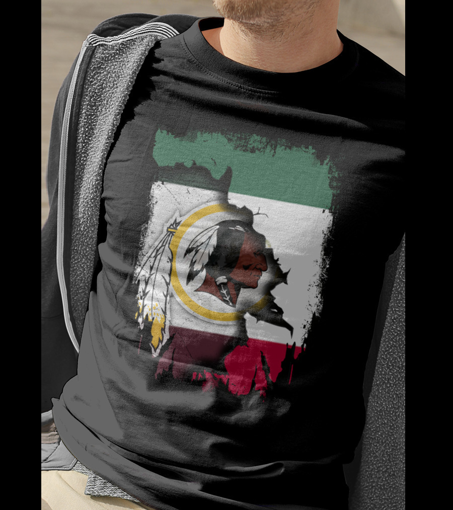 Together Mexico Redskins Flag T-Shirt