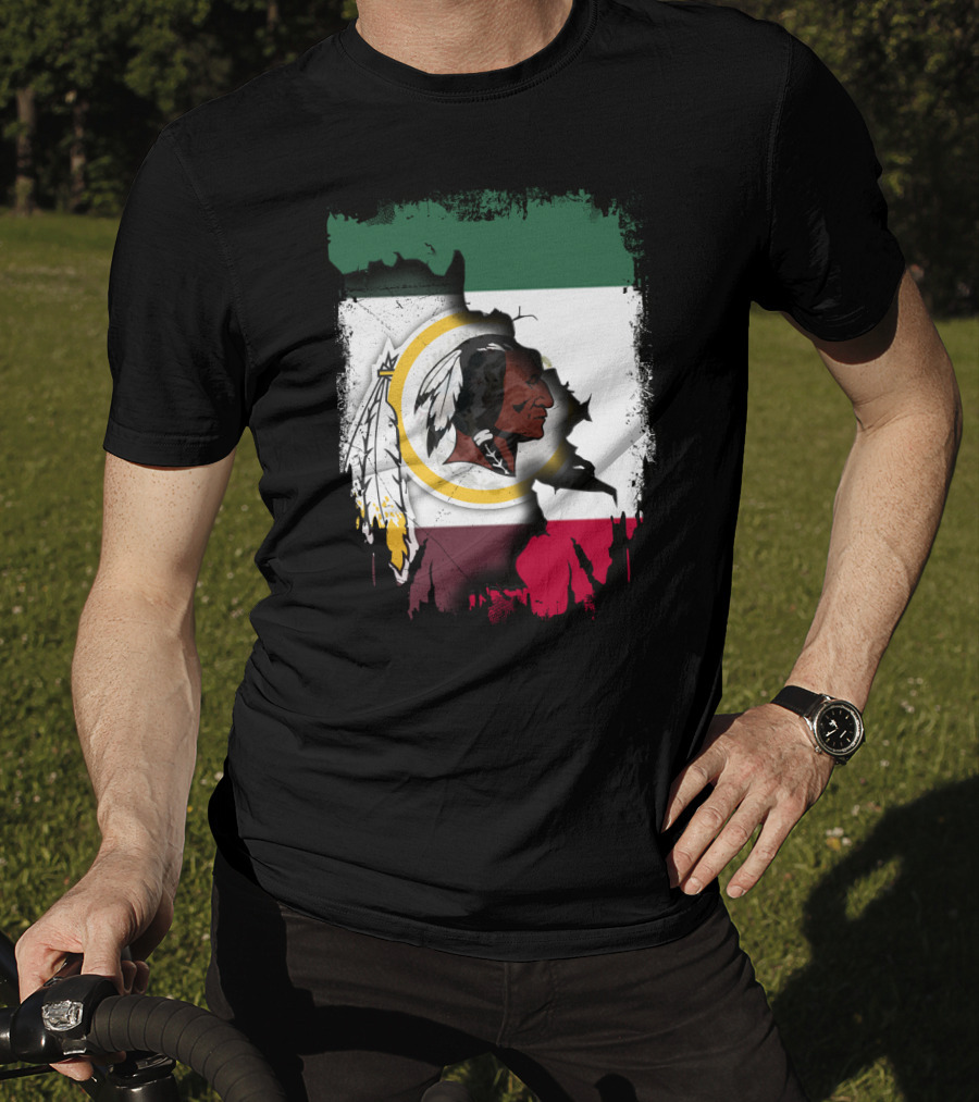 Together Mexico Redskins Flag T-Shirt