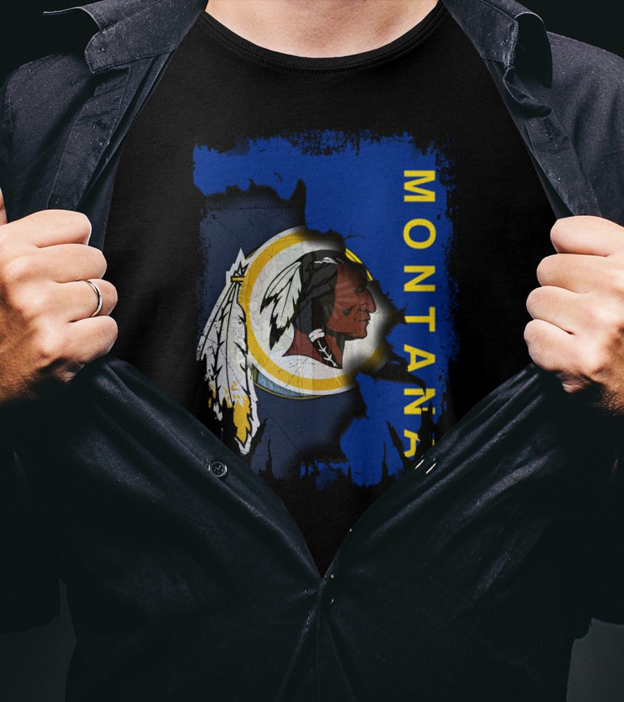 Montana And Redskins United T-Shirt