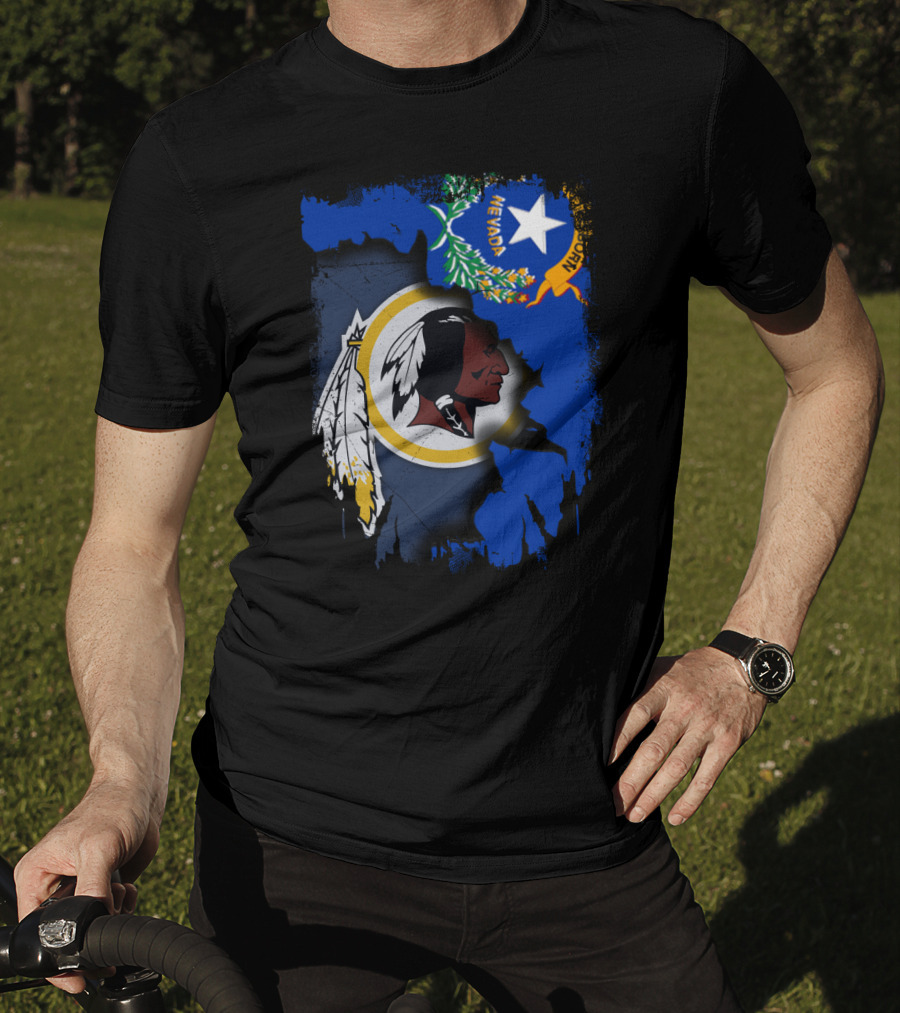 Nevada Pride With Washington Redskins T-Shirt