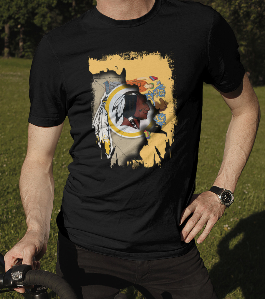 New Jersey And Redskins Unity Collaboration T-Shirt