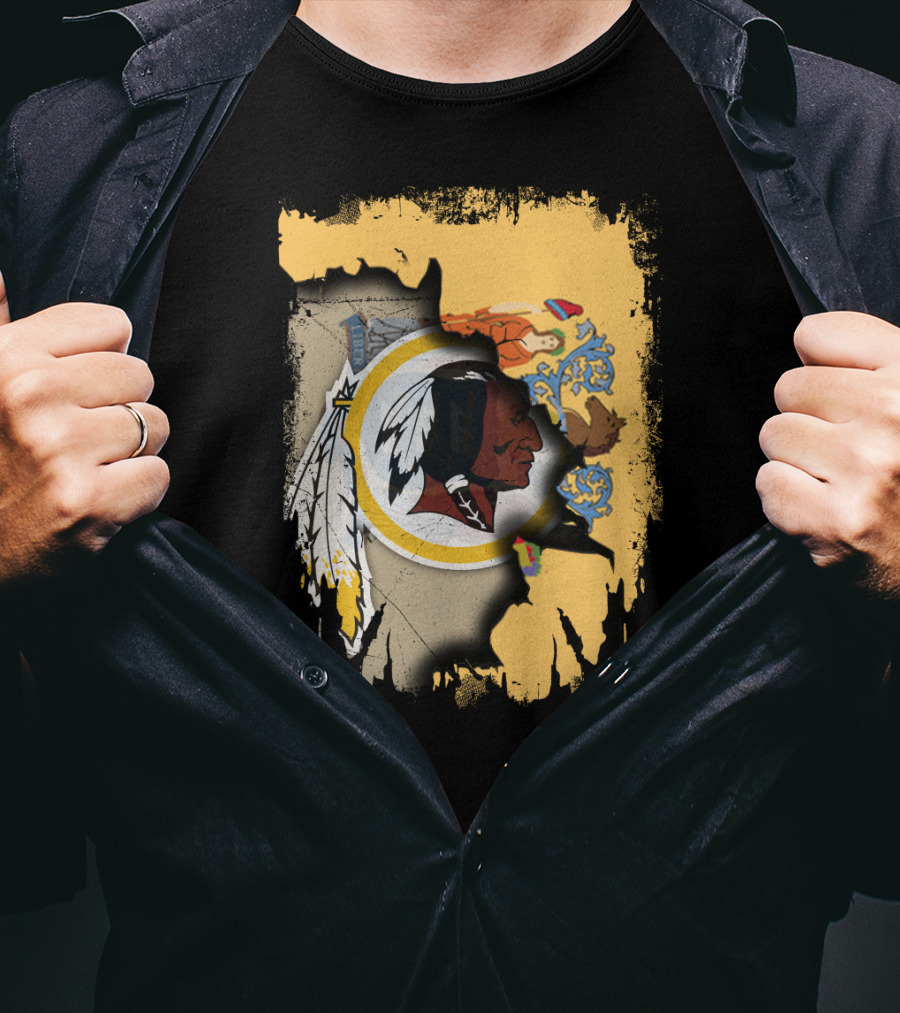 New Jersey And Redskins Unity Collaboration T-Shirt