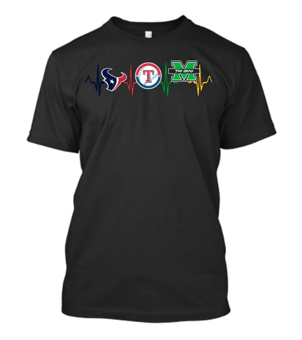 Love Texans Rangers Mth The Herd T-Shirt