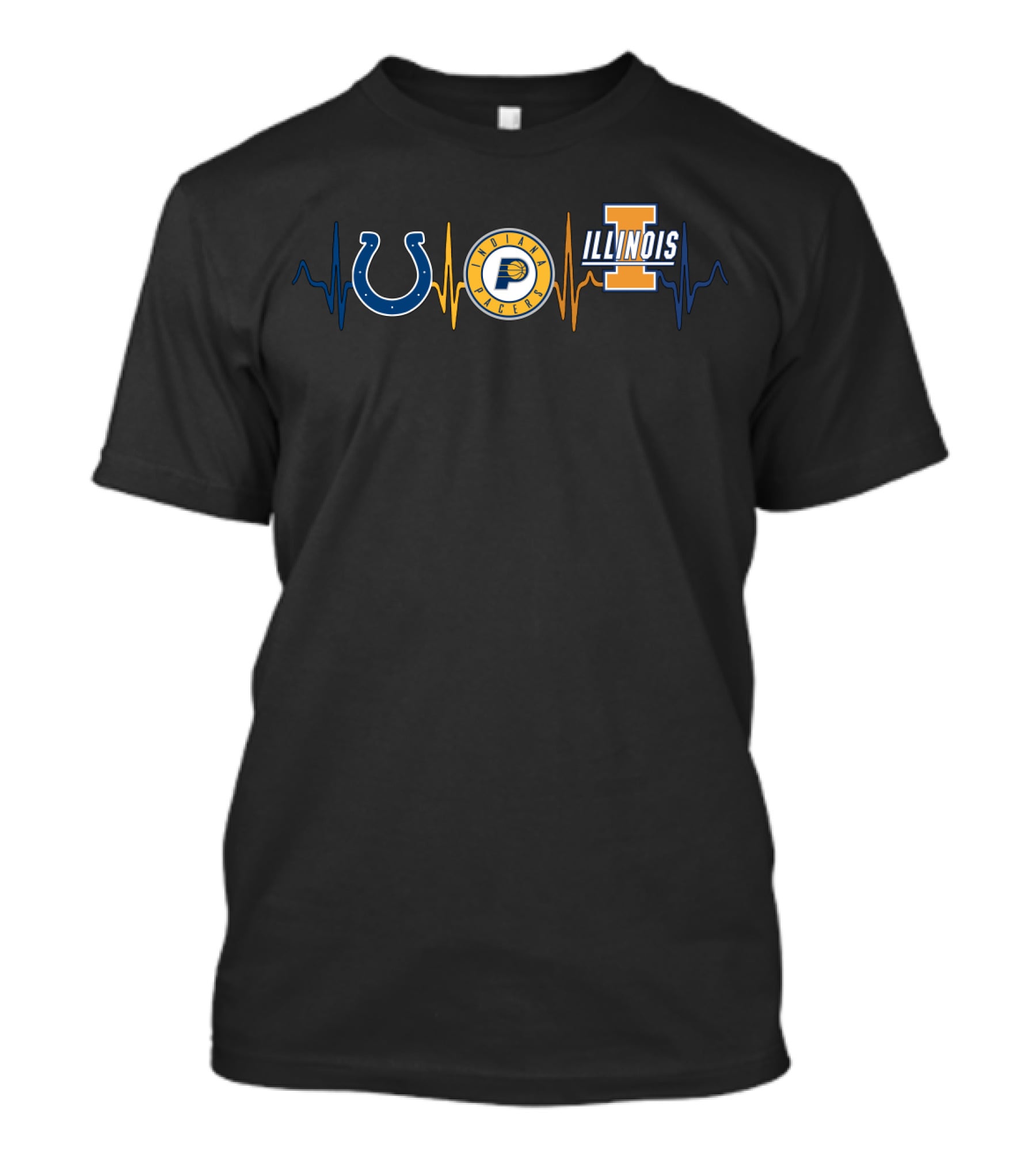 Love Indianapolis Colts Pacers And Illinois T-Shirt