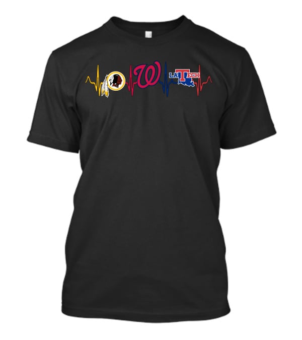 Washington Redskins Nationals La Tech Pulse T-Shirt