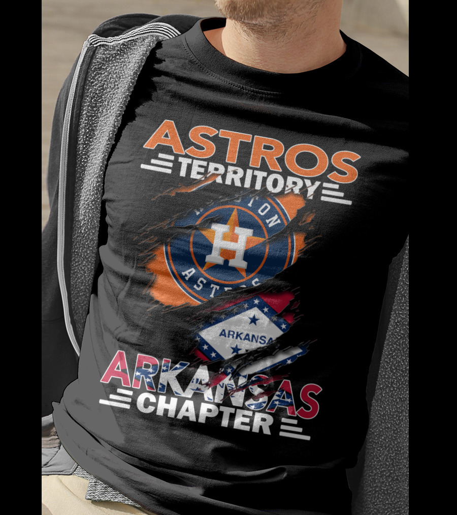 Astros Territory Houston Logo Arkansas Chapter T-Shirt