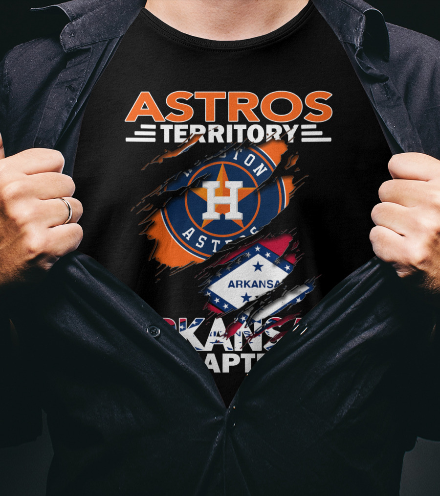 Astros Territory Houston Logo Arkansas Chapter T-Shirt