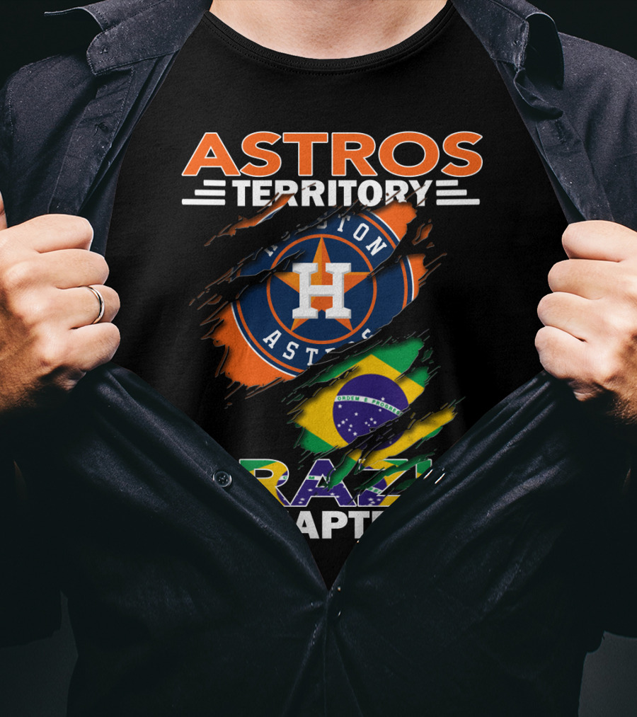 Houston Astros Territory Brazil Chapter Fan T-Shirt
