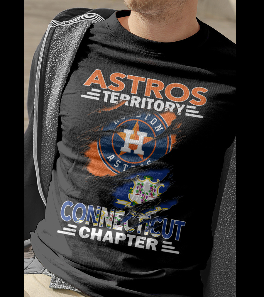 Astros Territory Houston Astros Logo Connecticut Chapter T-Shirt