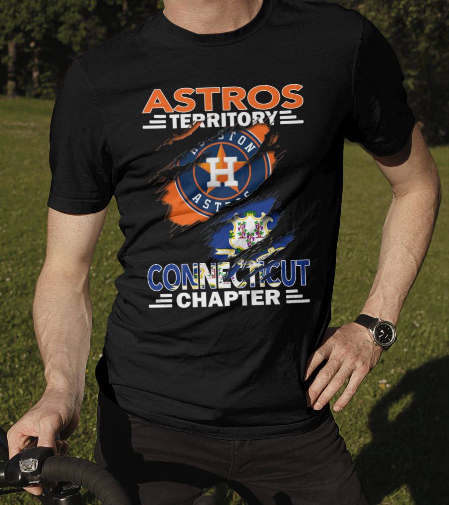 Astros Territory Houston Astros Logo Connecticut Chapter T-Shirt