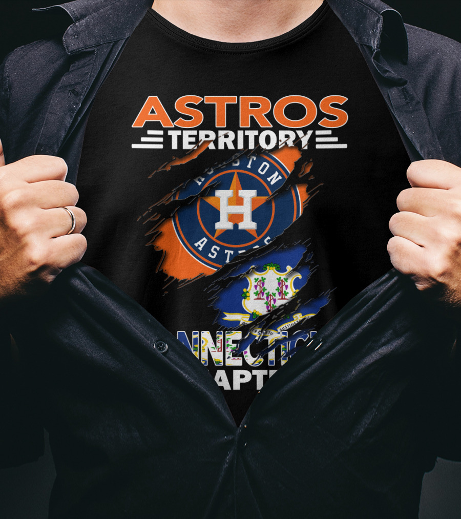 Astros Territory Houston Astros Logo Connecticut Chapter T-Shirt