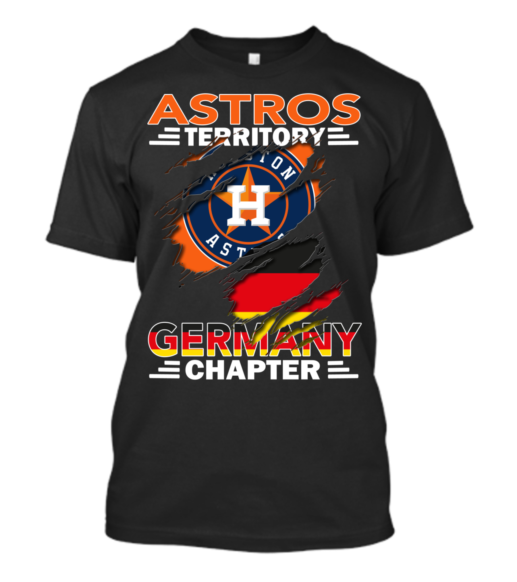 Astros Territory Germany Chapter Houston Astros Fan Club T-Shirt