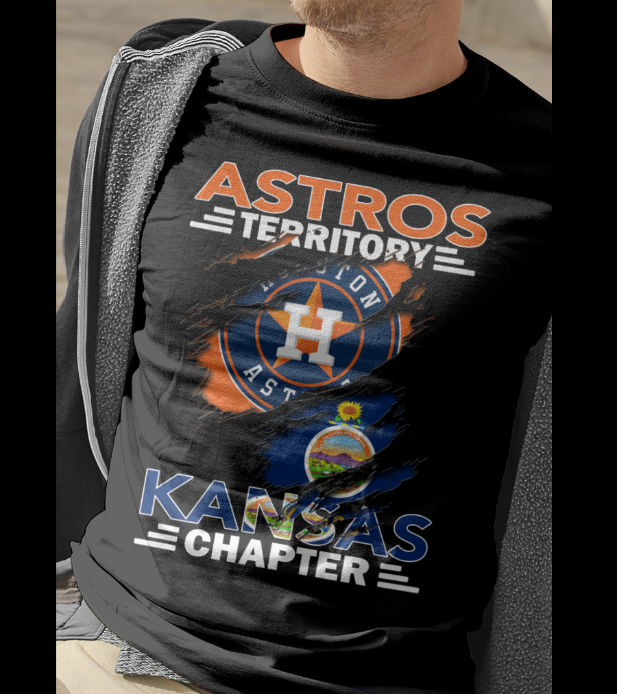 Astros Territory Kansas Chapter Houston Astros Flag T-Shirt